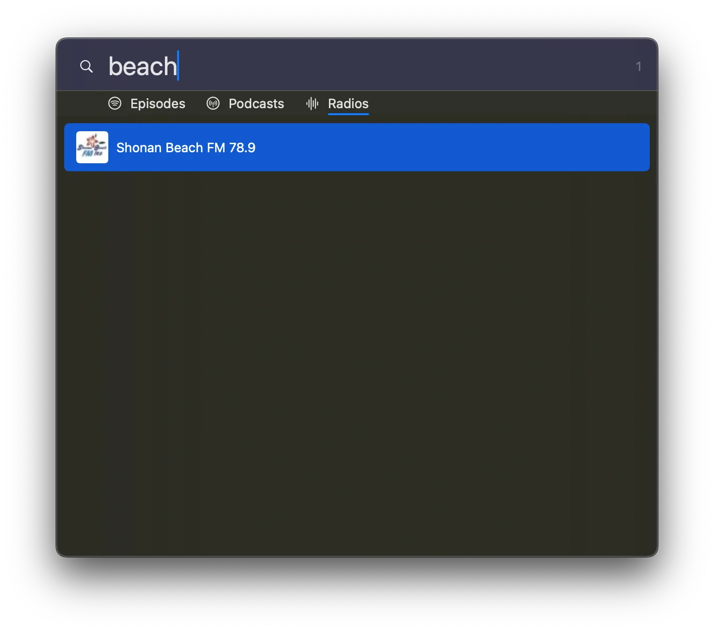 search radio