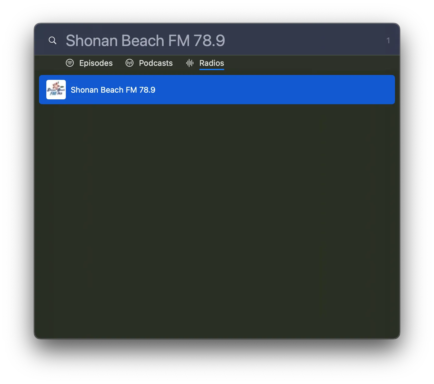 search radios