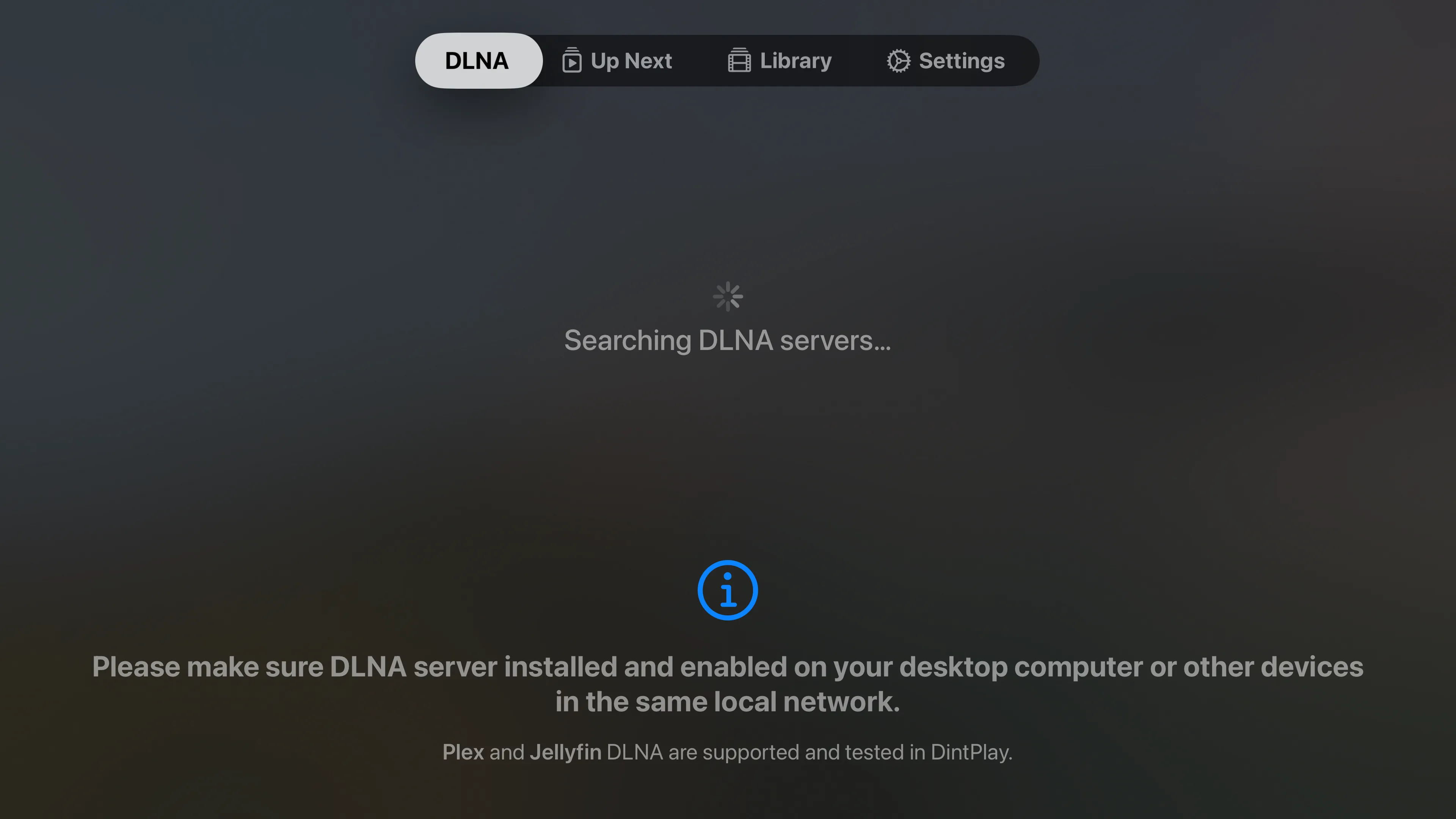 search dlna server